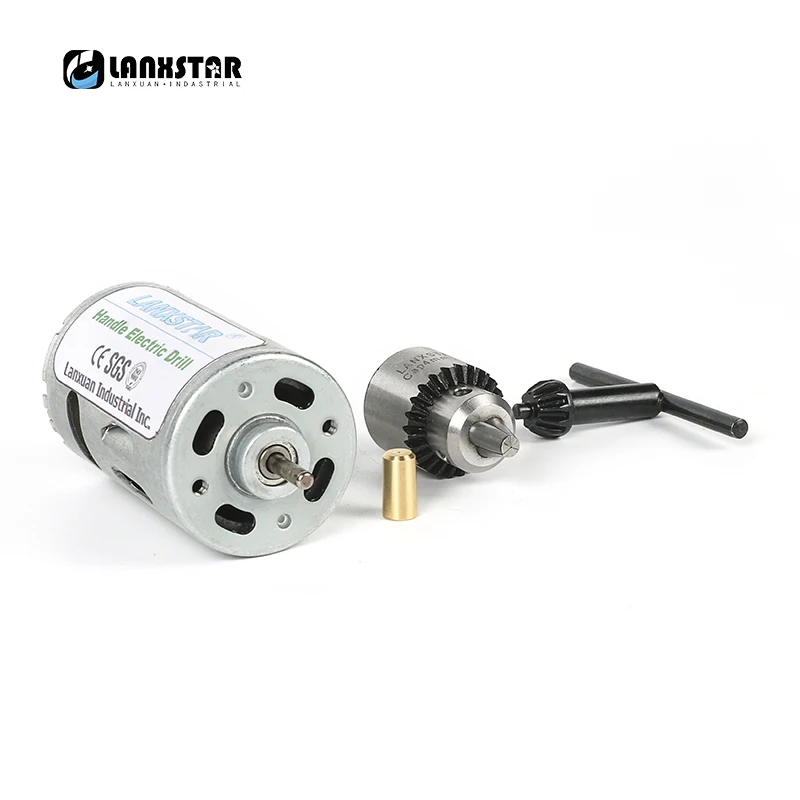 Lanxstar DC 12 24 В токарный станок двигатель 555 с миниатюрной ручной JTO сверлильный