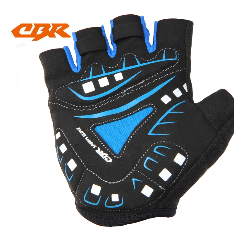 Велосипедные перчатки CBR с гелевой накладкой дышащие летние спортивные