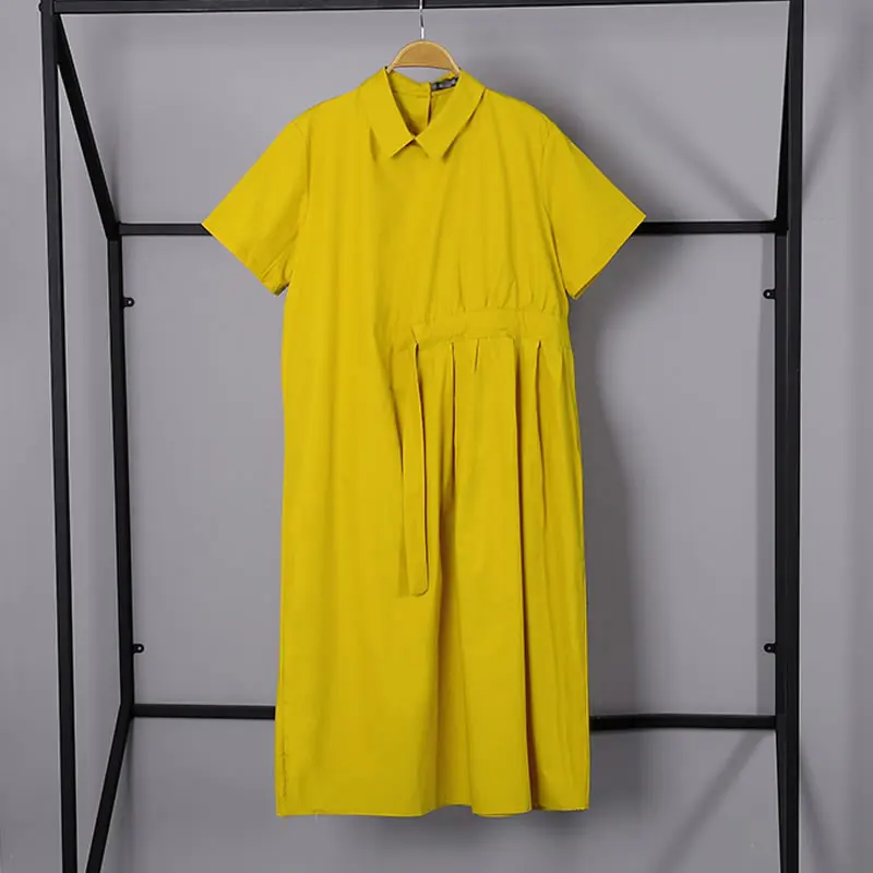 XITAO женское платье миди на завязках элегантное повседневное размера плюс подиум