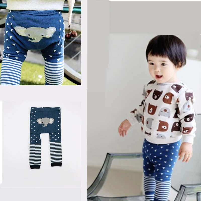 Гетры младенца Хлопка Младенца Брюки Случайные Девочка Свободные Pip Boy Мужская