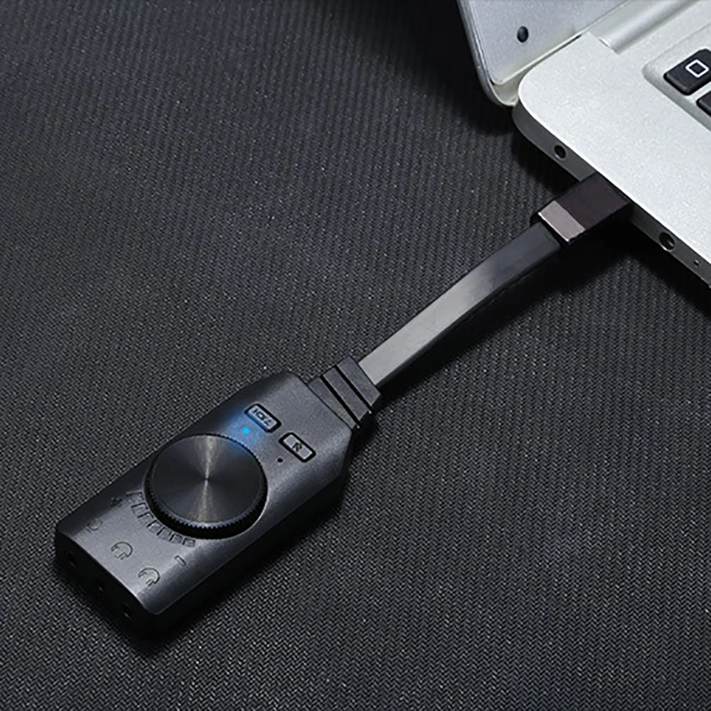 GS3 7,1 канал USB Внешний ПК ноутбук телефон игровая звуковая карта регулятор громкости 2019NEW