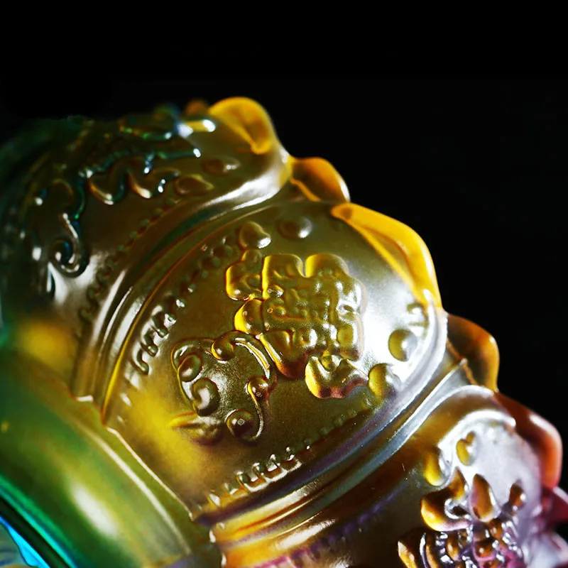 6 см смола/пластик красочные восемь благоприятный масло лампа база храм/дом