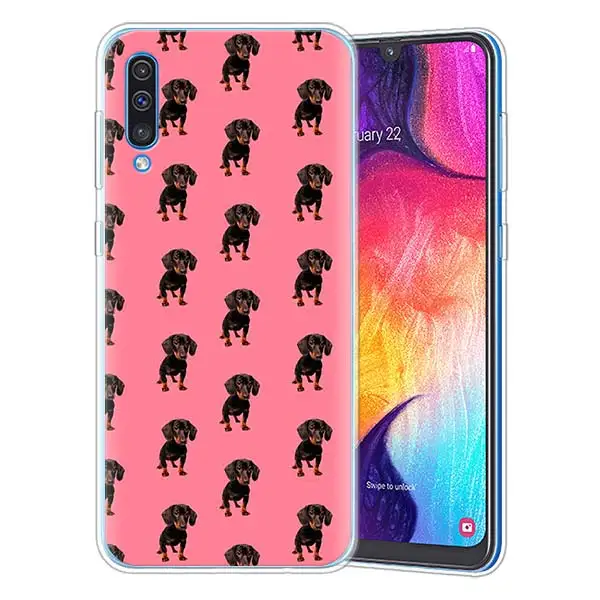07 Силиконовые чехлы для samsung Galaxy A10 A30 A40 A50 A70 A6 A7 A8+ A9 M30 M50 из ТПУ - Цвет: 07