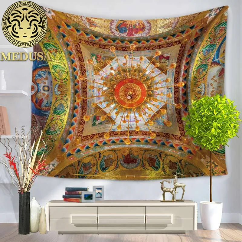 Медуза сын Бог индийские стены гобеленовое пляжное полотенце настенный ковер