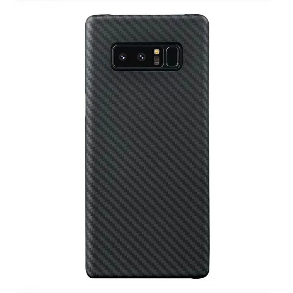 Высококачественные Матовые чехлы из углеродного волокна ручной работы для Samsung S9