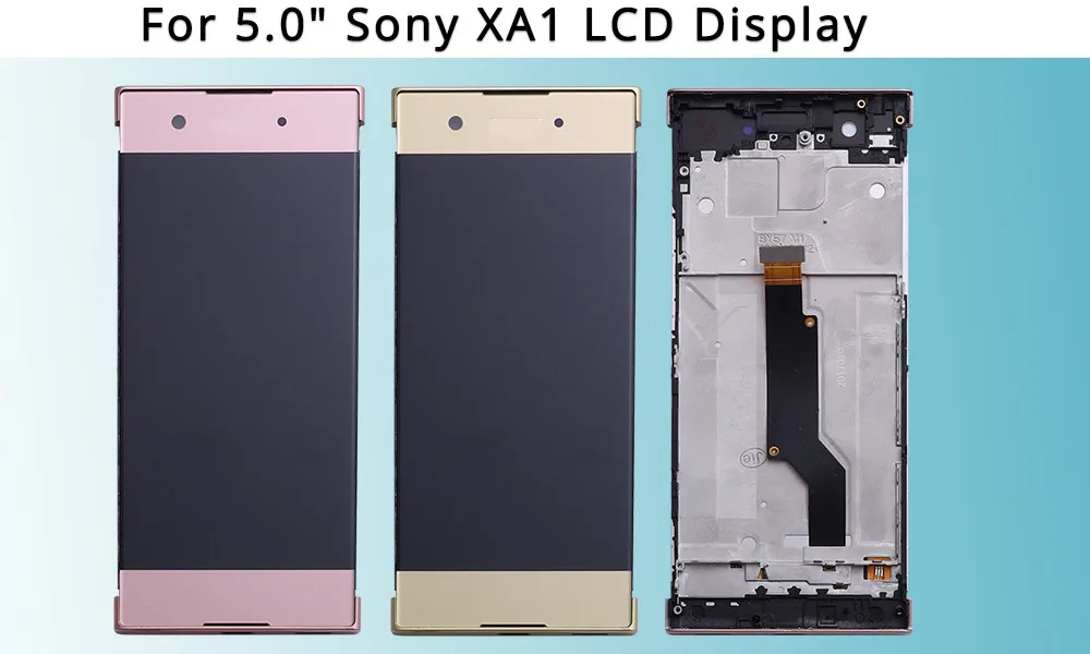 5 0 дюймовый ЖК-дисплей для Sony Xperia xa1 XA 1 G3116 G3121 G3123 G3125 G3112 дигитайзер сборка с рамкой