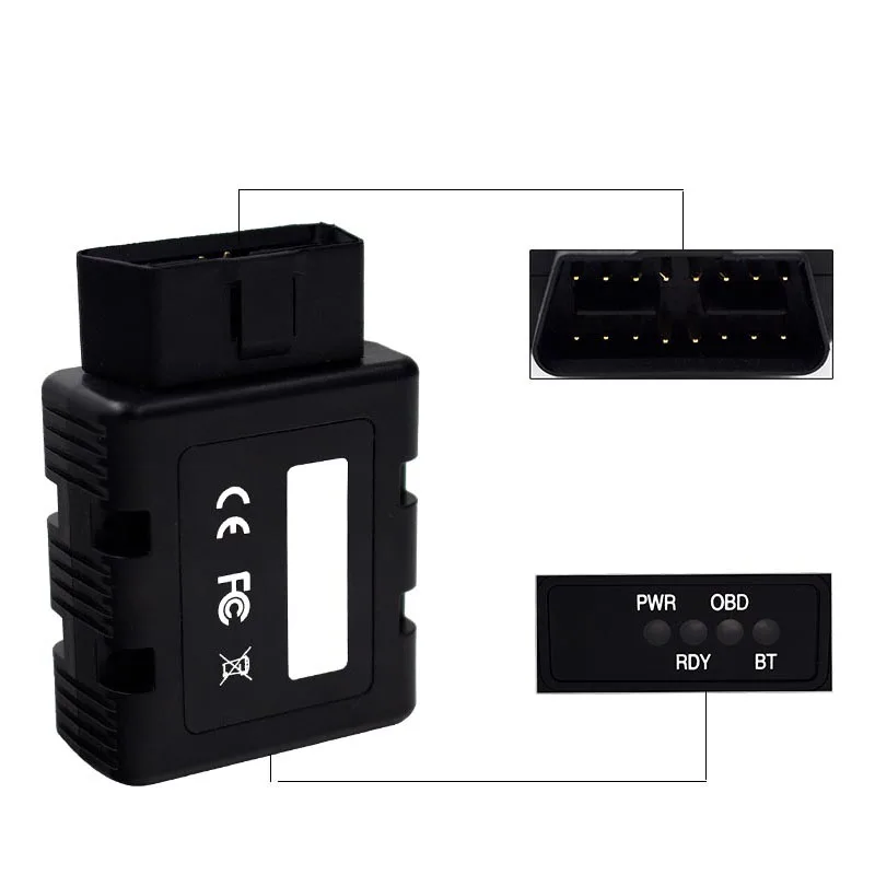 

Newly OBD2 Diagnostic Scanner For Renault-COM Bluetooth Replace Can Clip Full Chip Interface Key Program ECU Code Reader