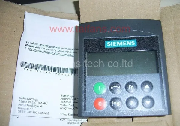 Оригинальная панель 6SE6400-0BP00-0AA0 для MM420/MM430/MM440 6SE6400-0BP00-0AA1 | Бытовая техника