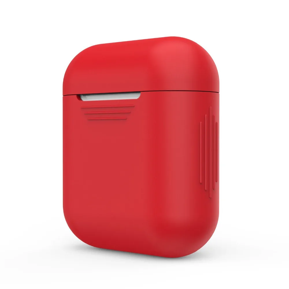 PodSkinz AirPods чехол силиконовый защитный с подставкой и безопасная для кожи ткань Apple