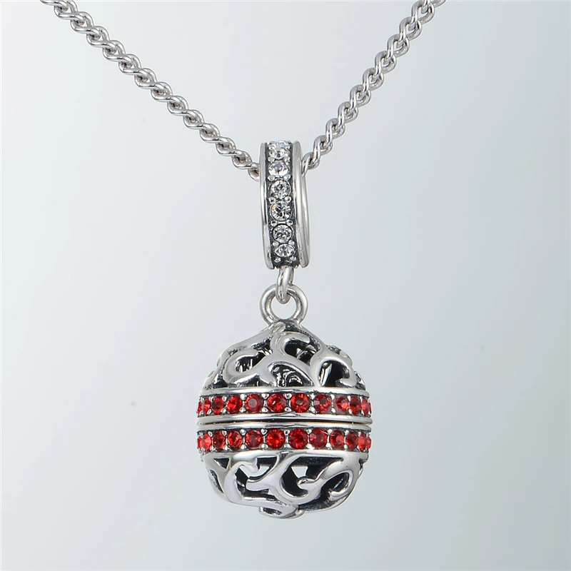 Великолепные браслеты из стерлингового серебра ювелирные изделия полое яйцо