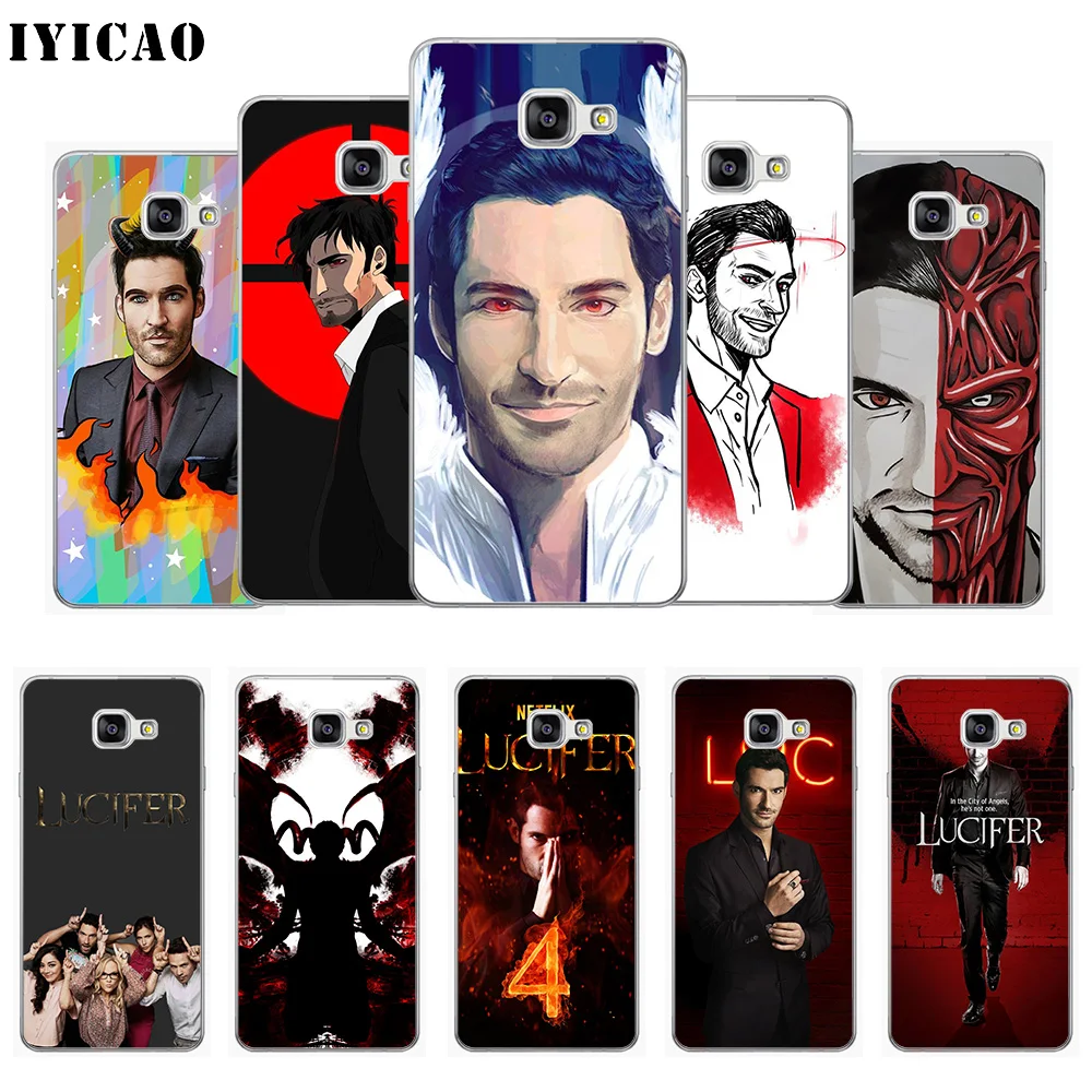 IYICAO Lucifer Tom Ellis TV Show Мягкий силиконовый чехол для телефона Samsung A10 A30 A40 A50 A70 M10 M20 M30 TPU