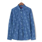 Женская фланелевая рубашка Dioufond, с длинным рукавом, с цветочным рисунком, повседневная, осенняя, женские Топы блузка, размера плюс, 2019