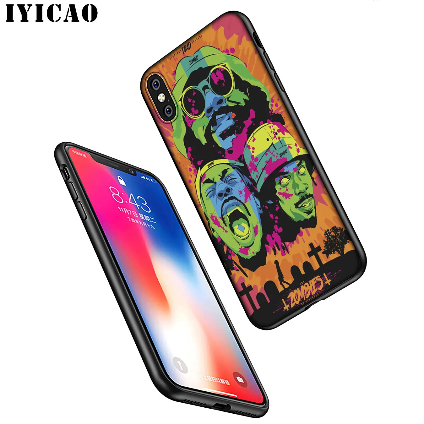 IYICAO Flatbush Zombies Мягкий силиконовый чехол для телефона iPhone XR X XS 11 Pro Max 6 6S 7 8 Plus 5 5S SE