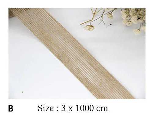 3cm Wide 10 м/лот Новое поступление лист натуральная гессианская сплетенная из джутовых нитей лента из мешковины DIY ремесло винтажное для домашнего украшения свадебной вечеринки - Цвет: 3cm Wide