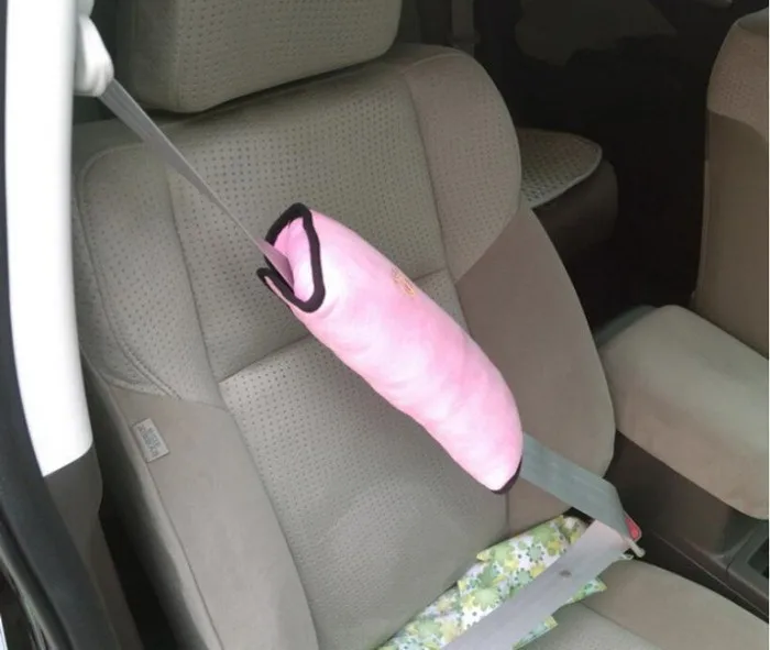 

Safety Seat Belt Harness Children Head Protection Covers Anti Roll Pillow Cushion Baby Pillow Kids Shoulder Pad Cover Car Auto