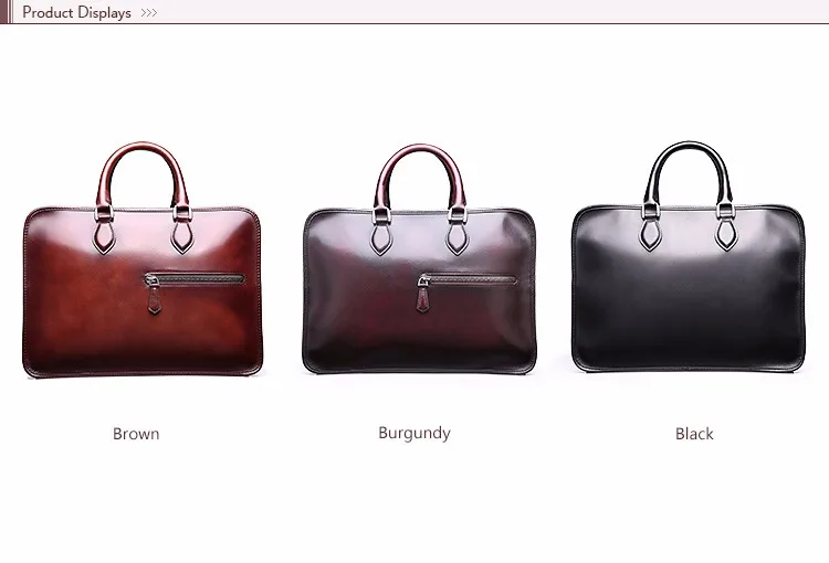TERSE цена мужской деловой портфель ручной работы Venezin из коровьей кожи сумка на плечо 4 цвета Прямая поставка 361