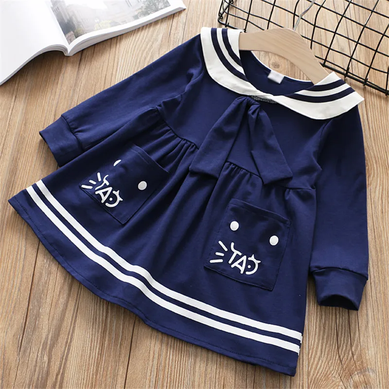 girls clothing 2018 spring autumn new fashion cartoon princess dress kid children clothes 2--7 year | Детская одежда и обувь