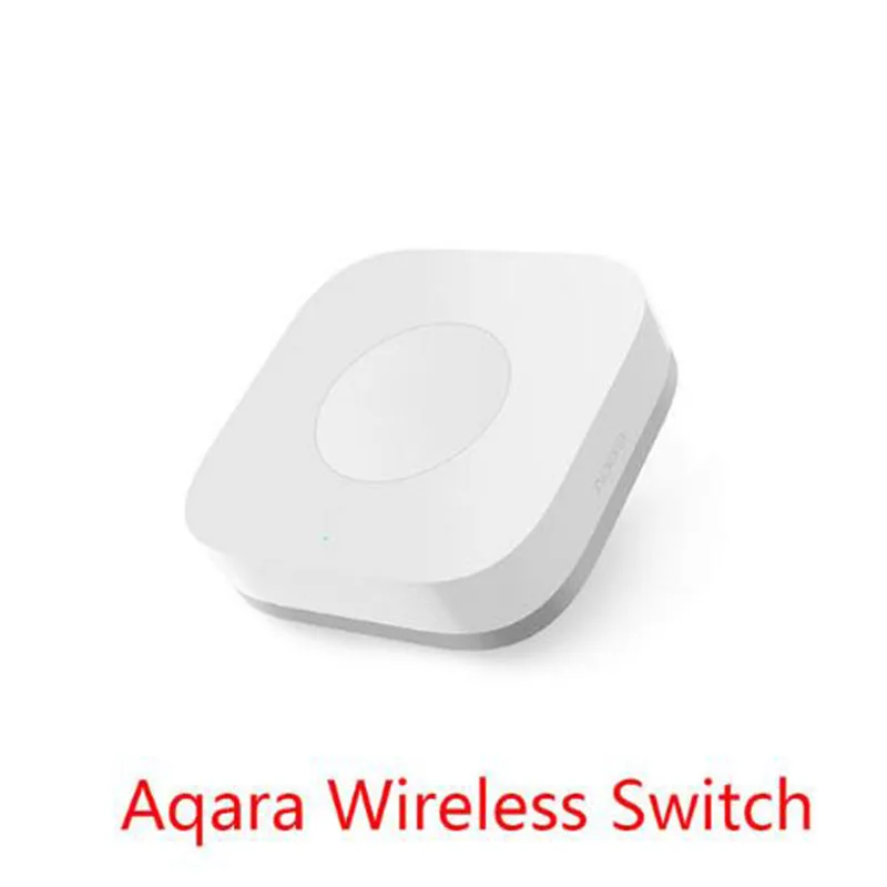 Aqara wireless switc Xiaomi AQARA комплекты умного дома шлюз концентратор двери окна сенсор человеческого тела беспроводной переключатель влажности Датчик воды для Apple Homekit - Цвет: Aqara wireless switc