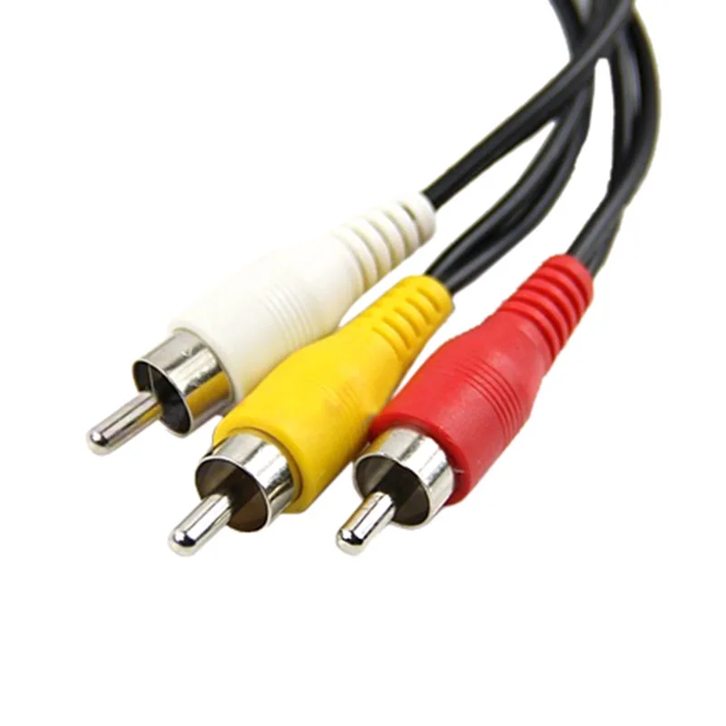 Аудио видео кабель RCA (phono) Y сплиттер папа 2 Женский адаптер Шнур