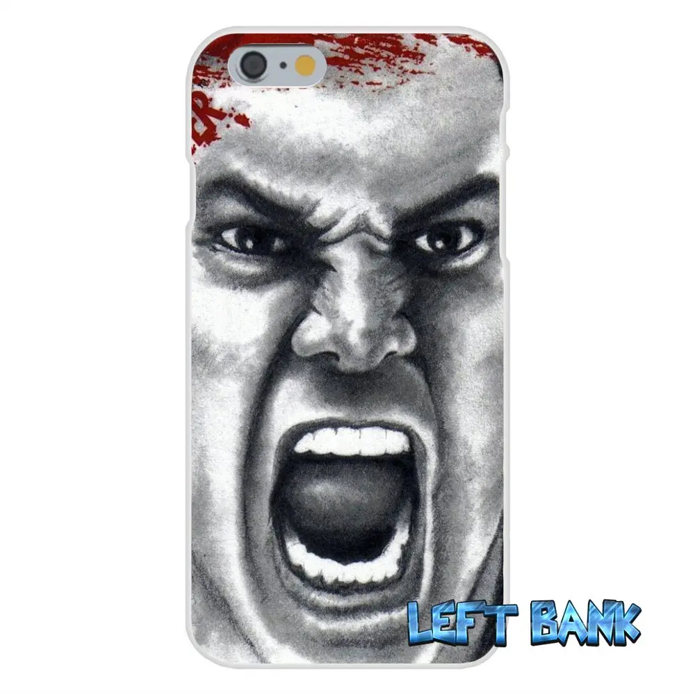 Мягкий силиконовый прозрачный чехол из ТПУ для Samsung Galaxy Note 3 4 5 S4 S5 MINI S6 S7 edge Dexter Morgan