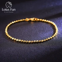lotus fun real 925 sterling silver handmade fine jewelry top quality newest design bracelet for women collier acessorios