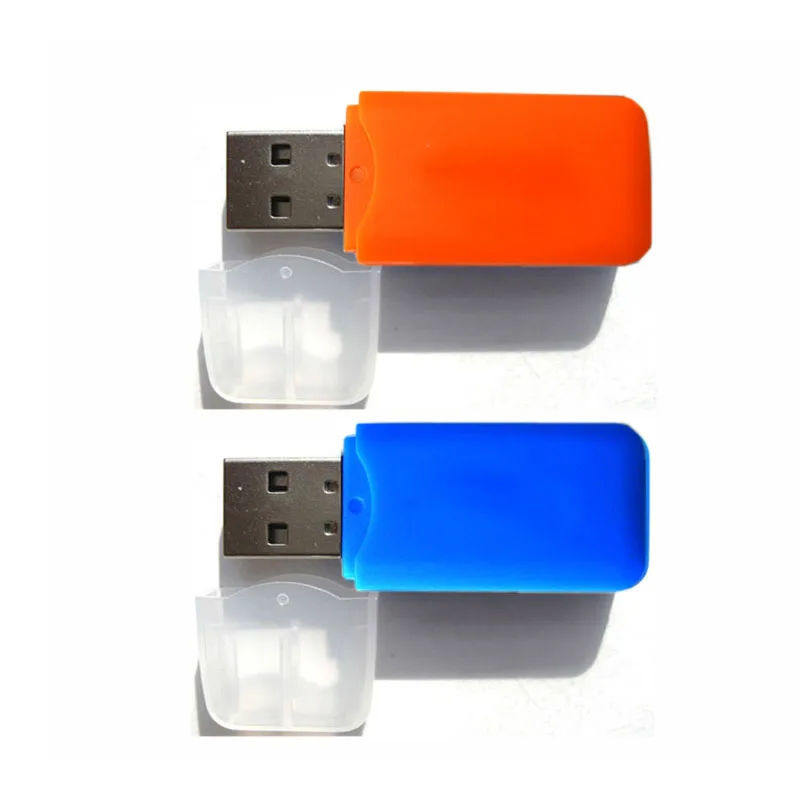 Высококачественный мини USB 2 0 кардридер для Micro SD карты TF адаптер Plug and Play цветной