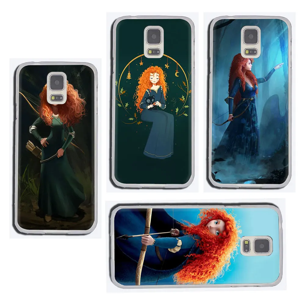 Мультяшный жесткий чехол для телефона Brave Merida Samsung Galaxy S6 7 Edge S8 9 10 Plus Note 8 M10 20