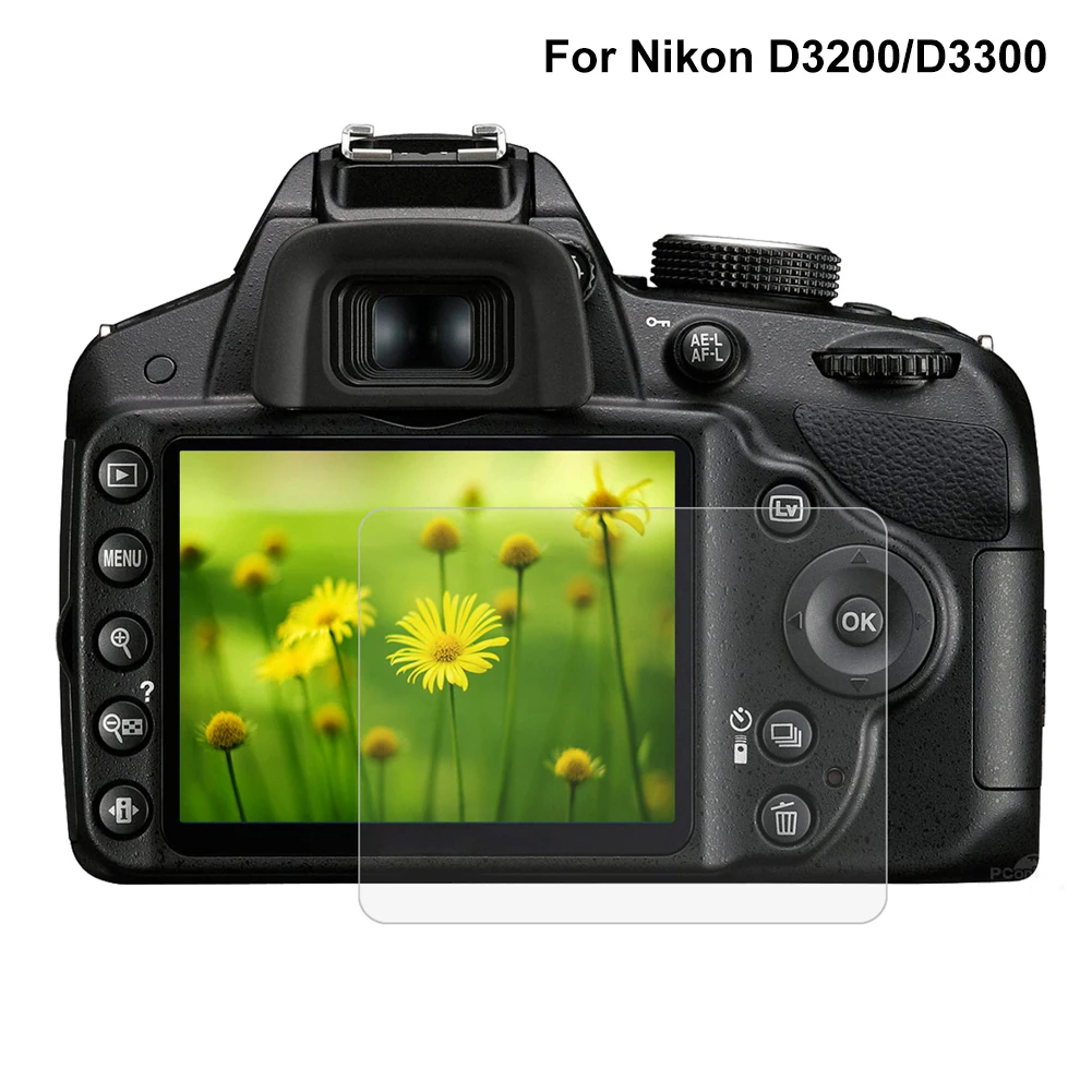 Защитная пленка для экрана для Nikon D5100/D500/D3200/3300/D5300/5500 камера 2.5D 9H камера защитная пленка закаленное стекло