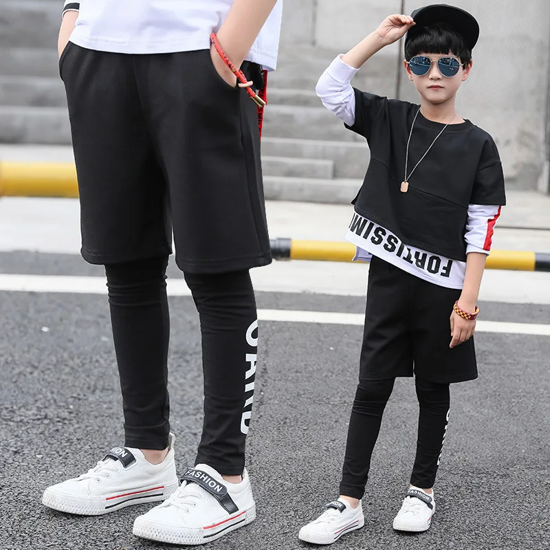 2018 Повседневное Детские хлопковые штаны детские весенне осенняя Одежда для