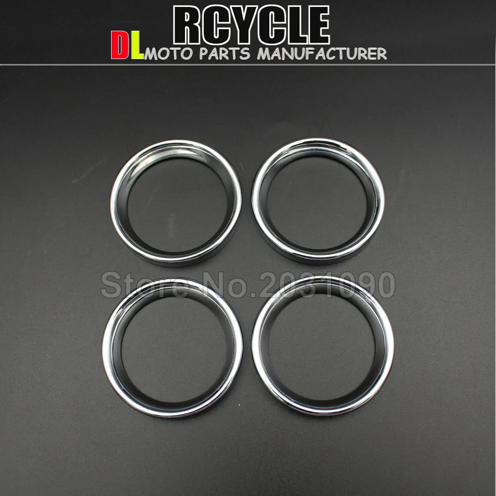 Запчасти для скутеров/6 шт. хромированные строительные рамки и звуковой обложка