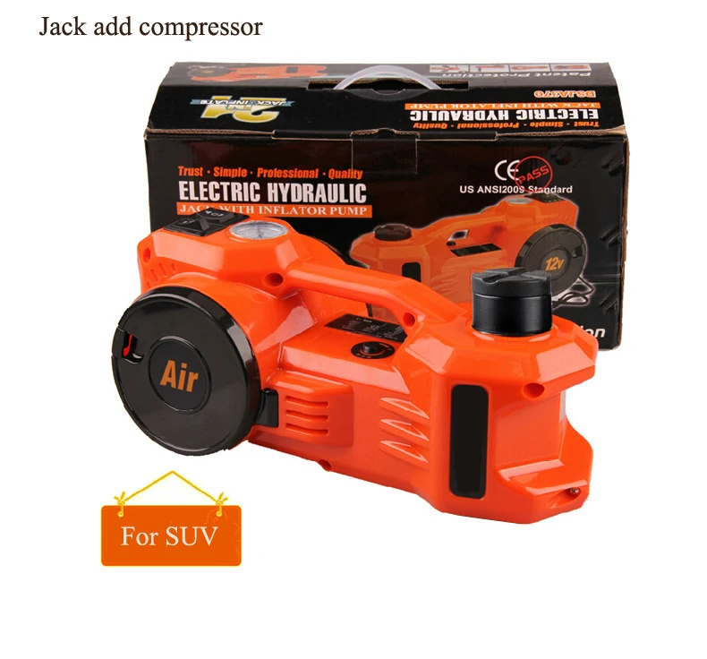 Бесплатная доставка Электрический гидравлический домкрат с 2 функциями и насос