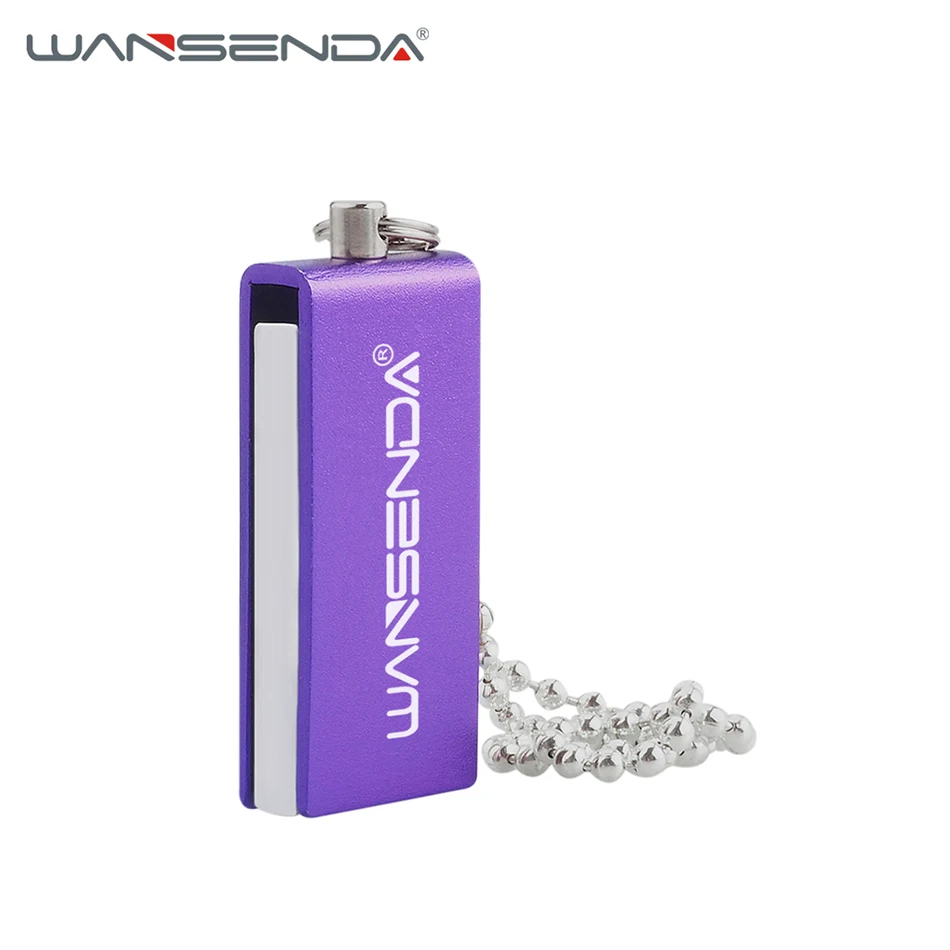 Wansenda цветной usb флеш накопитель Модный маленький 64 ГБ 32 16 8 4 нержавеющая