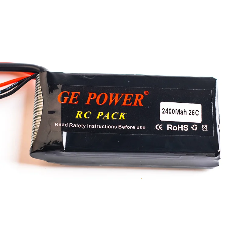Обновленный Rc Lipo аккумулятор 2S 7 4 V 2400mah 25C Max 30C для Wltoys 12428 12423 1:12 RC автозапчасти |