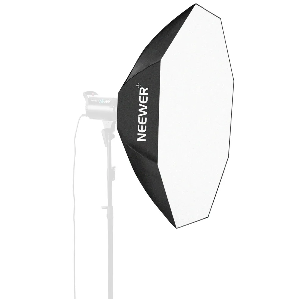 

Neewer 24 inches/60 centimeters Octagon Softbox with Bowens Mount Speedring and Bag for Speedlite Studio Flash Monolight
