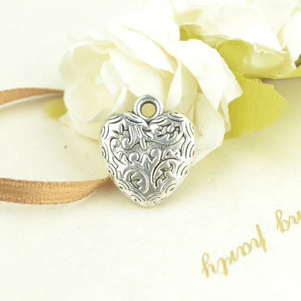 Оптовая продажа 50 шт./лот винтажные металлические тибетские серебряные 3D