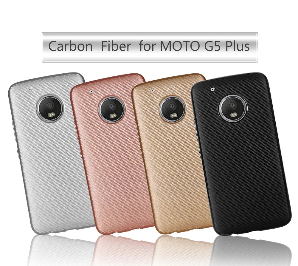 1 шт./лот Мягкий чехол из углеродного волокна ТПУ для Motorola Moto G5 /Moto Plus C Plus/Z2 Play/ G4