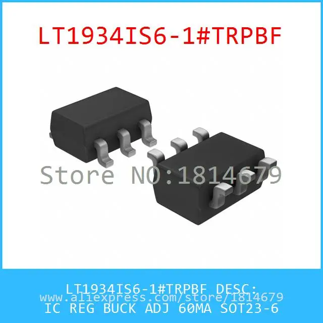 Бесплатная Доставка 1 Шт./лот LT1934IS6 # TRPBF IC REG BUCK ADJ 60MA SOT23 6 1934 LT1934|adj lighting|adj |