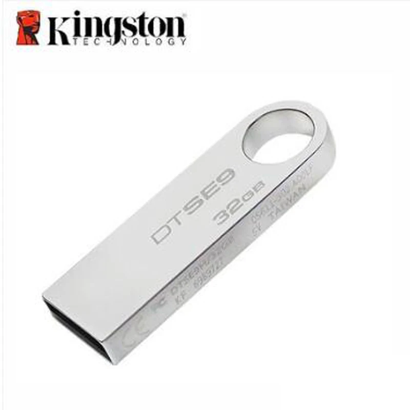 100% Оригинальные Kingston флешки USB Flash Drive 32 г DTSE9H мини 2.0 Pen накопители металлические