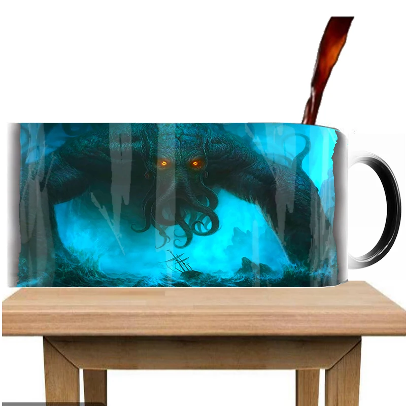 Кружка Cthulhu Icon 2 кофейная кружка 11 унций подарочные чайные чашки керамическая