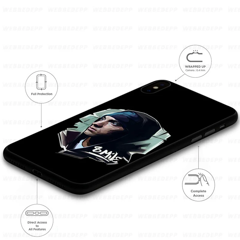 WEBBEDEPP Эминем Бог рэпа мягкий чехол для Samsung Galaxy S10 S10e S9 S8 Plus S7 S6 Edge &amp J6 2018 Note 10 9 8 |