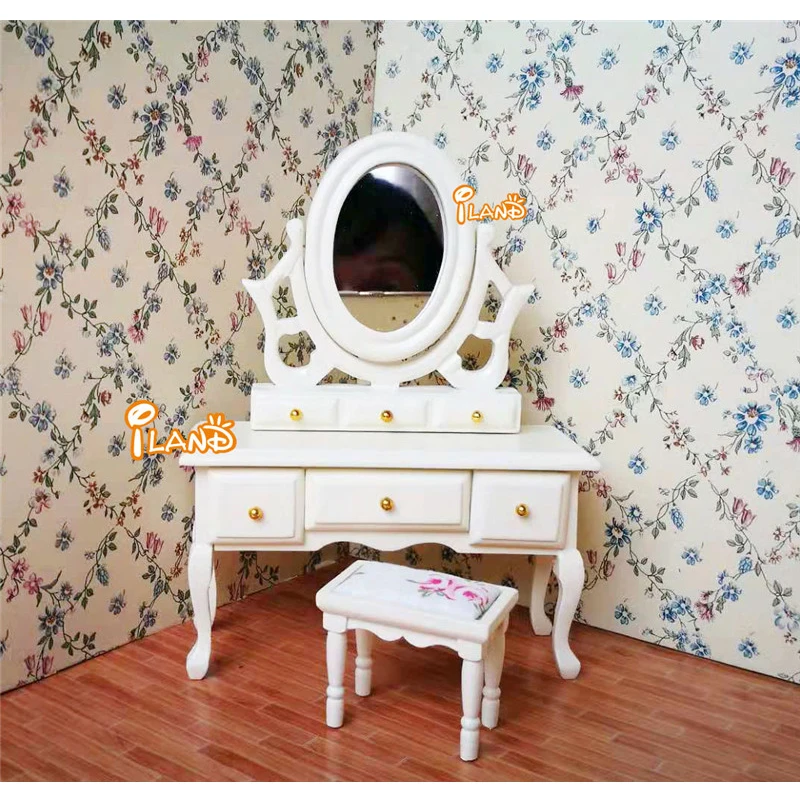 1:12 деревянный кукольный домик миниатюрная мебель игрушка куклы крем имитация