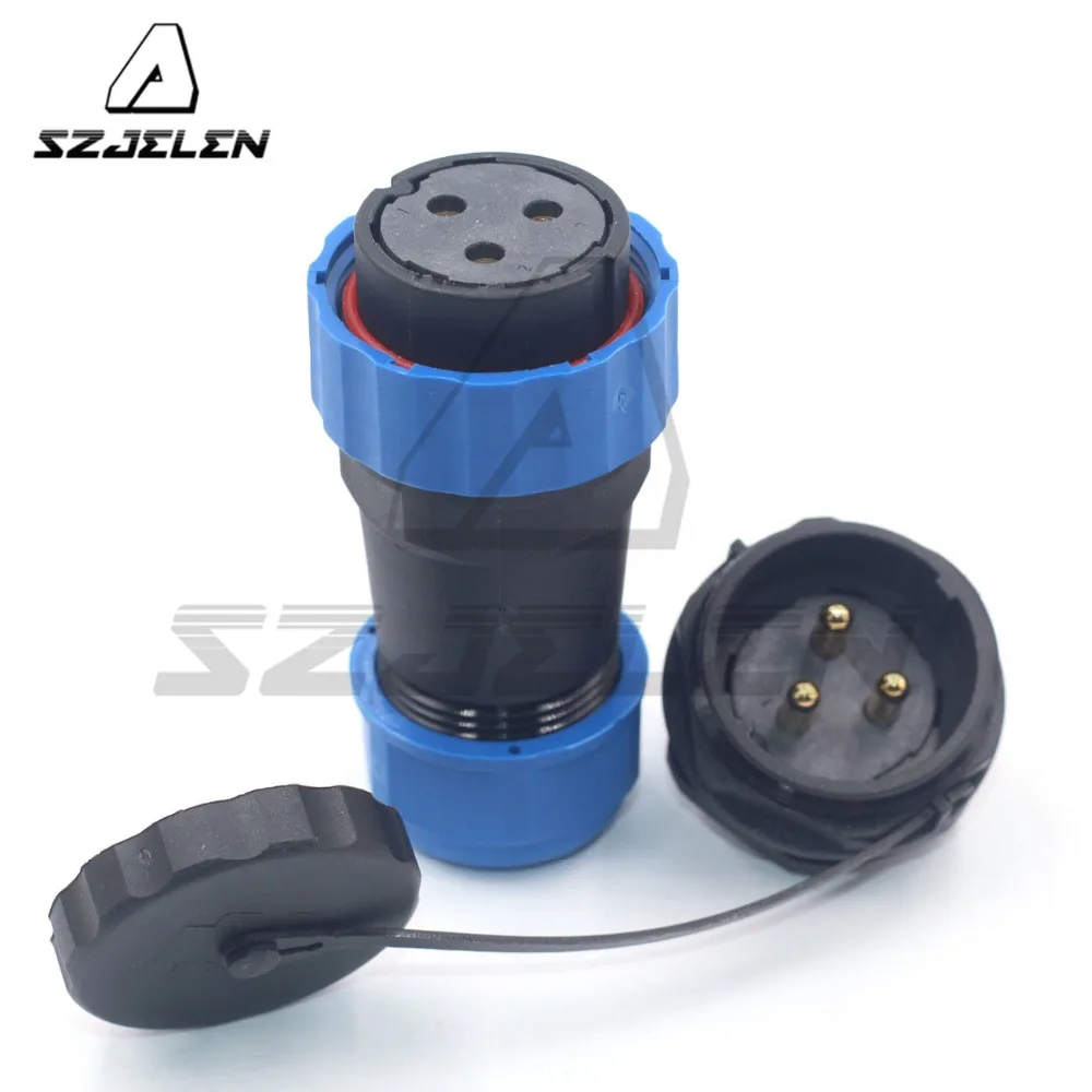 SD28TP-ZM 28 мм 3pin водонепроницаемый авиационный штекер кабельный разъем IP67 Открытый