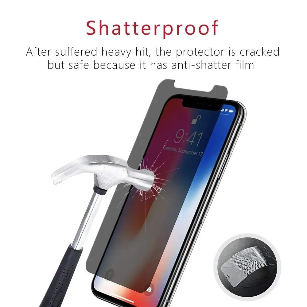 Защита для экрана из закаленного стекла iPhone X/XS защита от царапин толщина 0 26 мм и