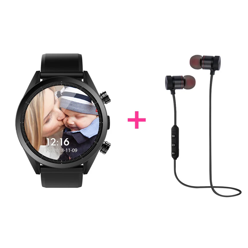 leather add headset KOSPET hope Смарт-часы Android 7.1.1 часы телефон 4G LTE сеть 3 ГБ+ 32 ГБ с 8,0 камерой 620 мАч Зарядное устройство зарядное устройство Smartwatch - Цвет: leather add headset