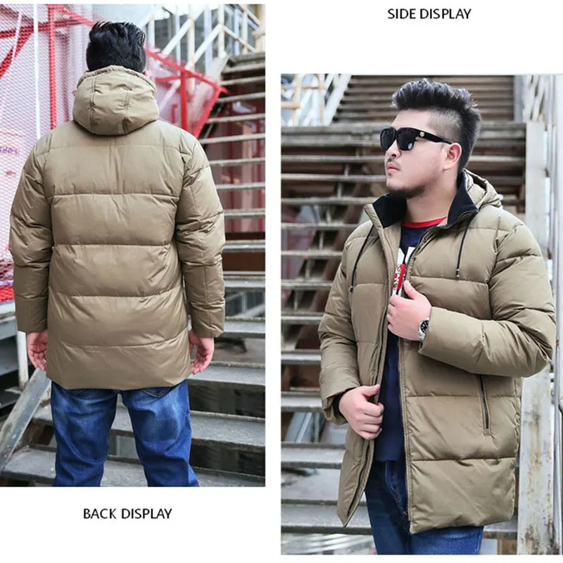 Brand Winter Jacket Men's 2017 New Park Thicken Oversize XL-6XL 7XL 8XL 9XL 10XL Warm Fits 170kg Wear | Мужская одежда