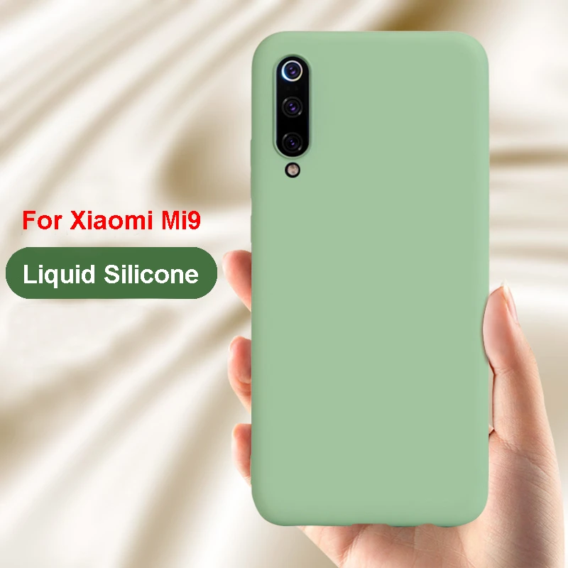 Роскошный жидкий Силиконовый противоударный чехол для телефона XIAOMI Mi9 Mi8SE MIX3 Mi6