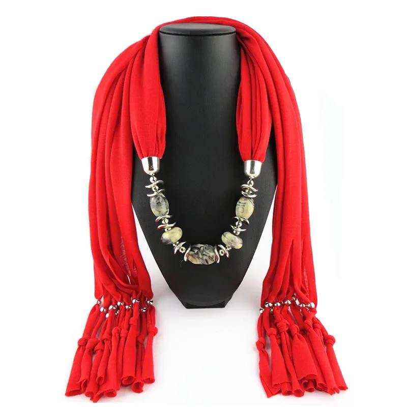 Подвески RUNMEIFA ожерелья шарфы искусственный сплав круглые подвески полиэфирные