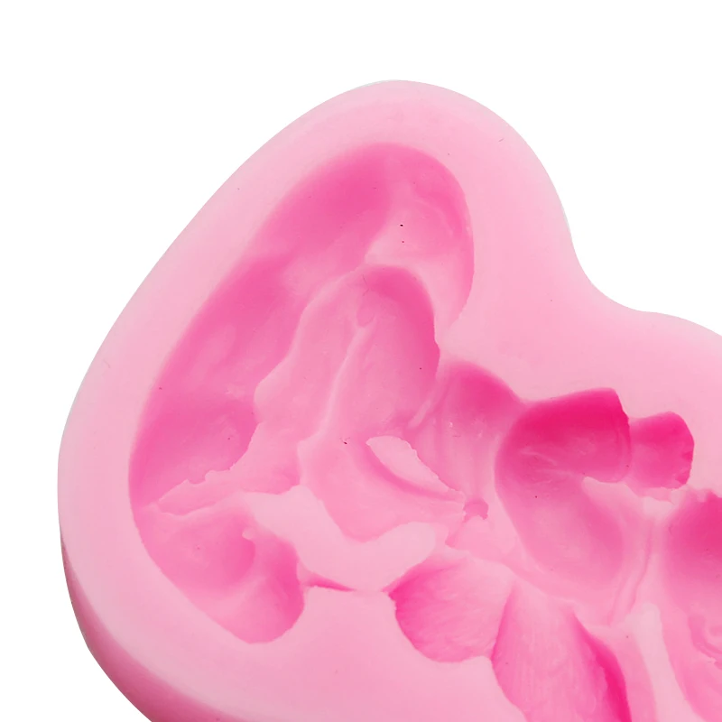 Ledifly горячая Распродажа 3D силиконовая помадка для украшения торта конфета