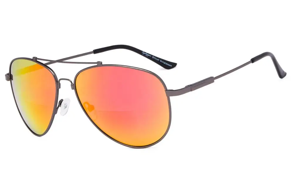RedMirror SG1804 Eyekepper бифокальные очки-полит Стиль чтения солнцезащитных очков с памятью мост и Arm - Цвет оправы: RedMirror
