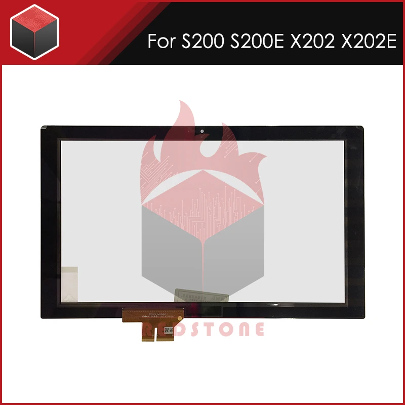 11.6 inch Black Touch panel For Asus Vivobook S200 S200E X202E Q200E Screen Digitizer Glass Sensor Panel Replacement | Компьютеры и